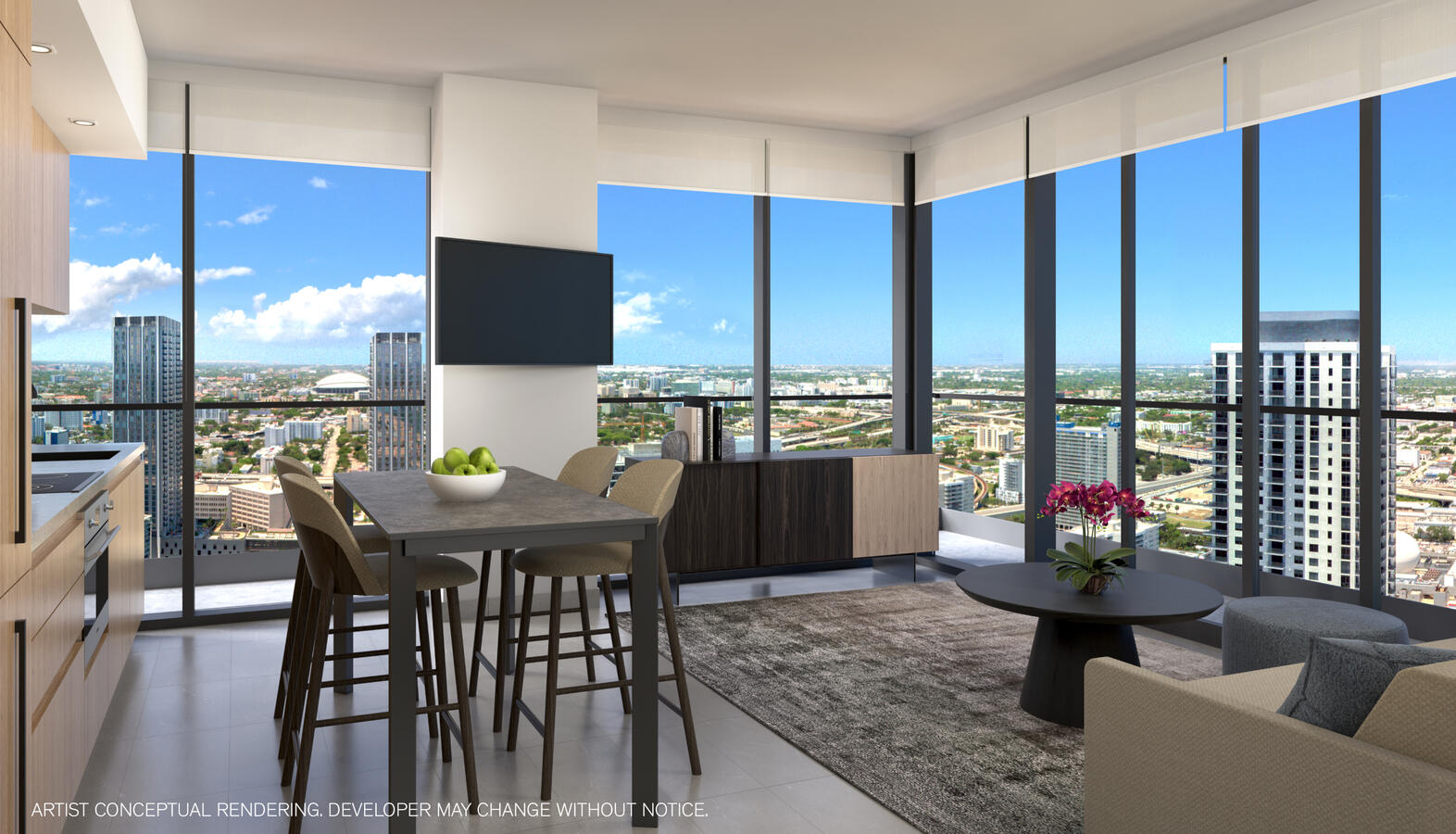 Fully finished and furnished residences thoughtfully